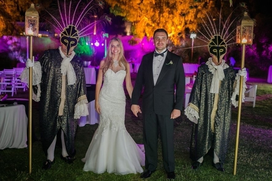 Montserrat López y Jorge Magnaghi tuvieron su boda soñada