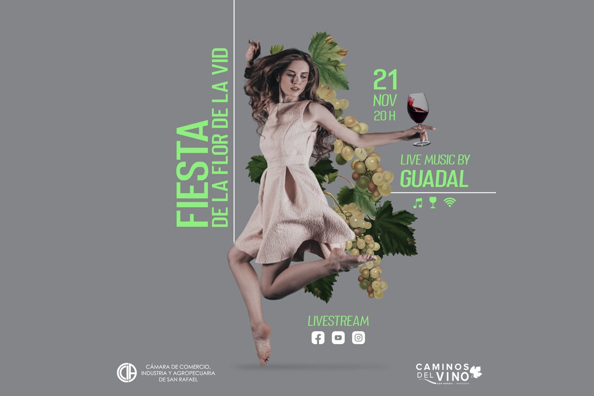 La Fiesta Provincial de la Flor de la Vid, esta vez on line