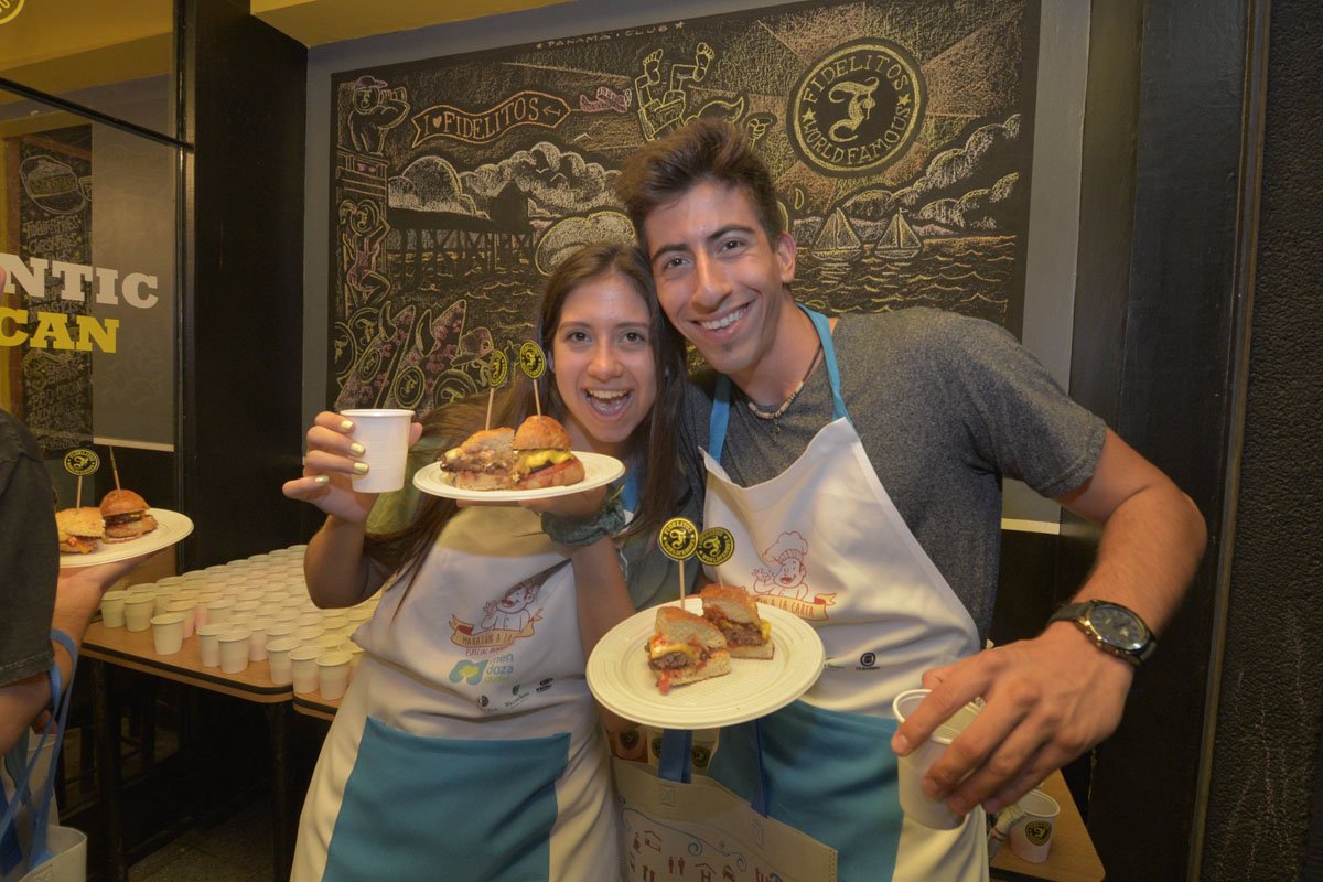 Correr por hamburguesas