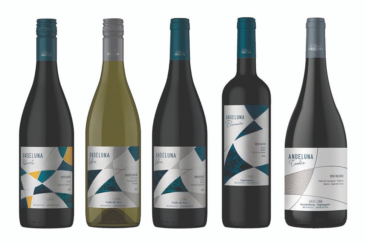 Andeluna presentó Ladera White Blend 2019, su nueva línea de Blends de Montaña
