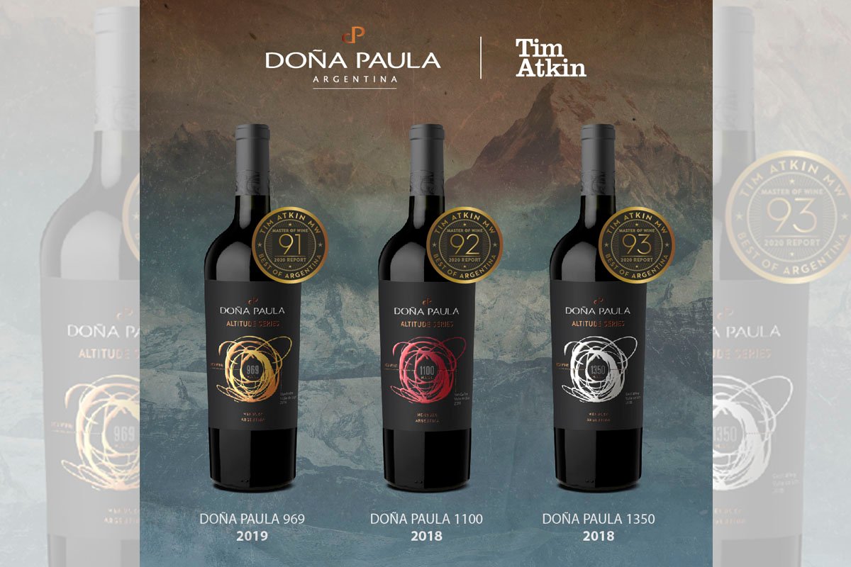 Los vinos de Doña Paula fueron destacados por Tim Atkin MW