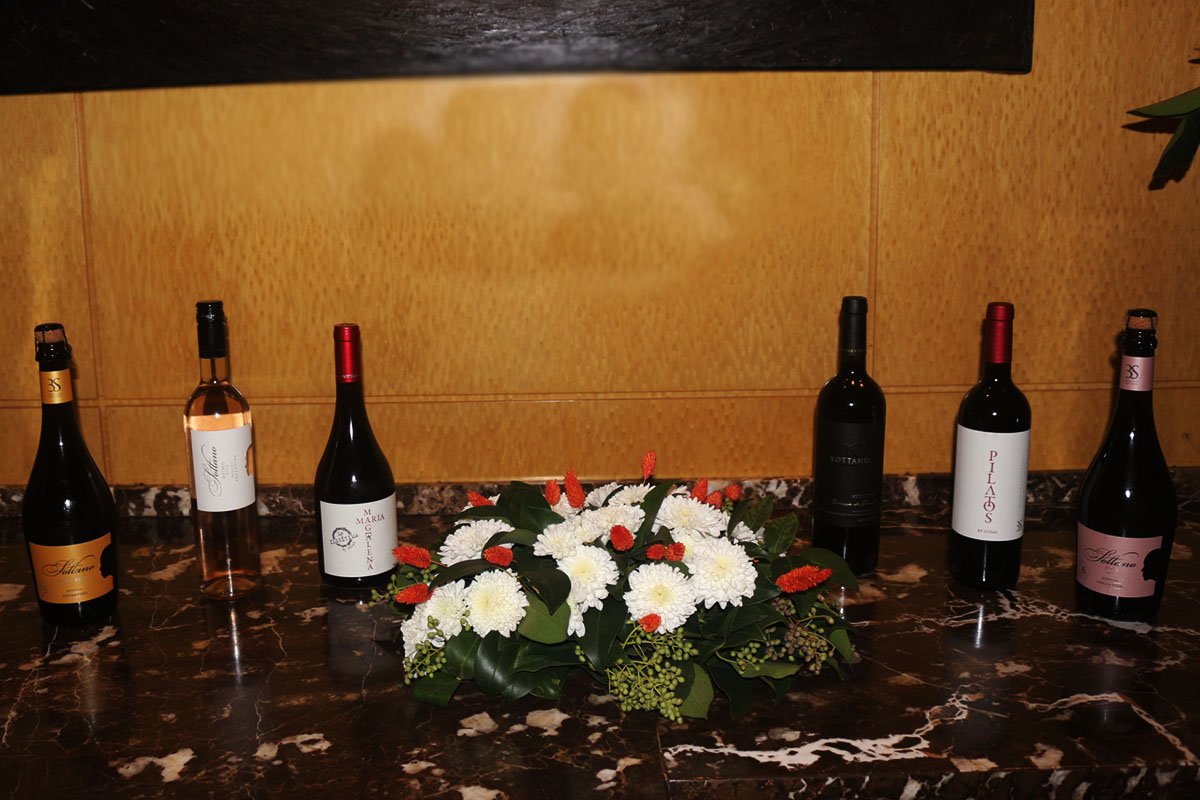 Los deliciosos vinos de la Bodega Sotano fueron protagonistas de la velada. 