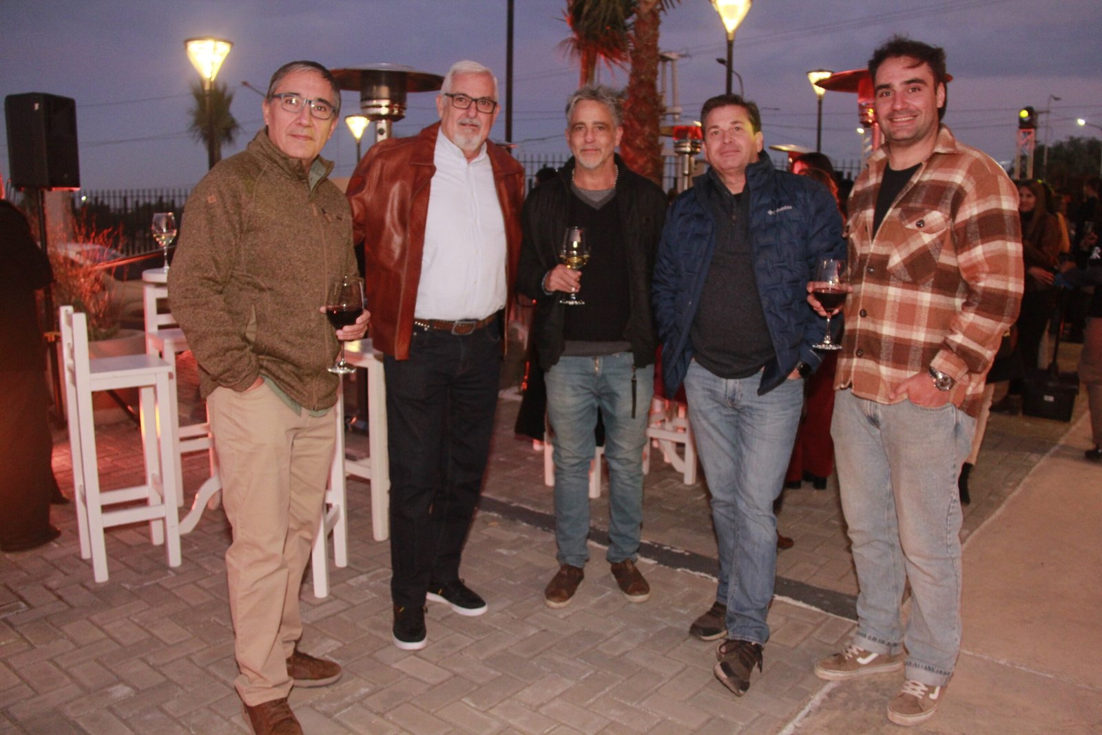 Carlos Alvarado, Osvaldo Acuña, Daniel Mendoza, Luis Castelli y Agustín Alvarado.