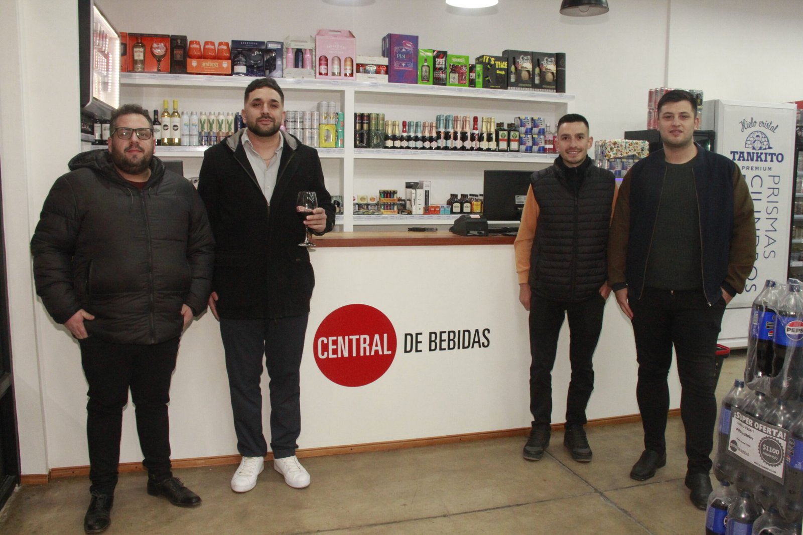 Nicolás González, Federico Aulicio, Facundo Villegas y Gustavo Roncelli.
