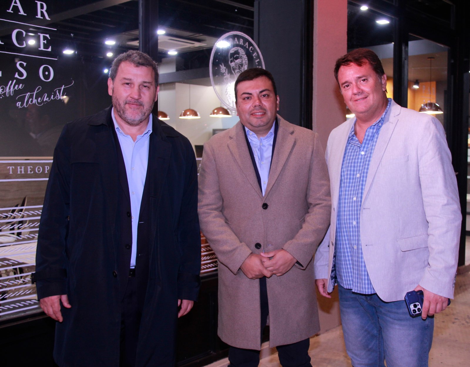 Flavio Kristich, Francisco Lopresti y Mariano Alderete.